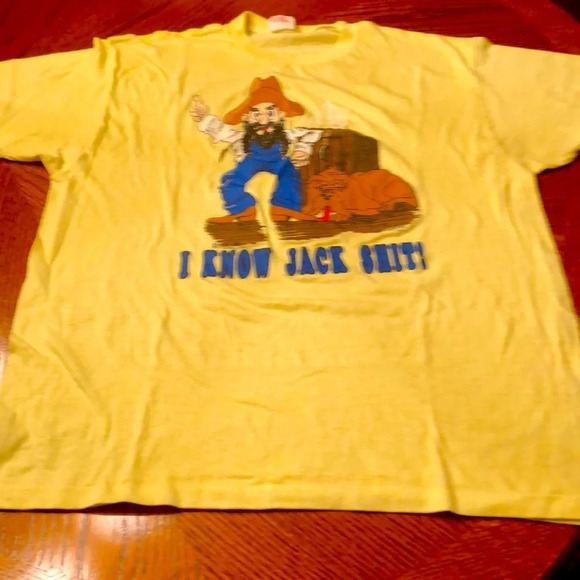 I know Jack Shit! Tee Shirt Vintage - Picture 2 of 3